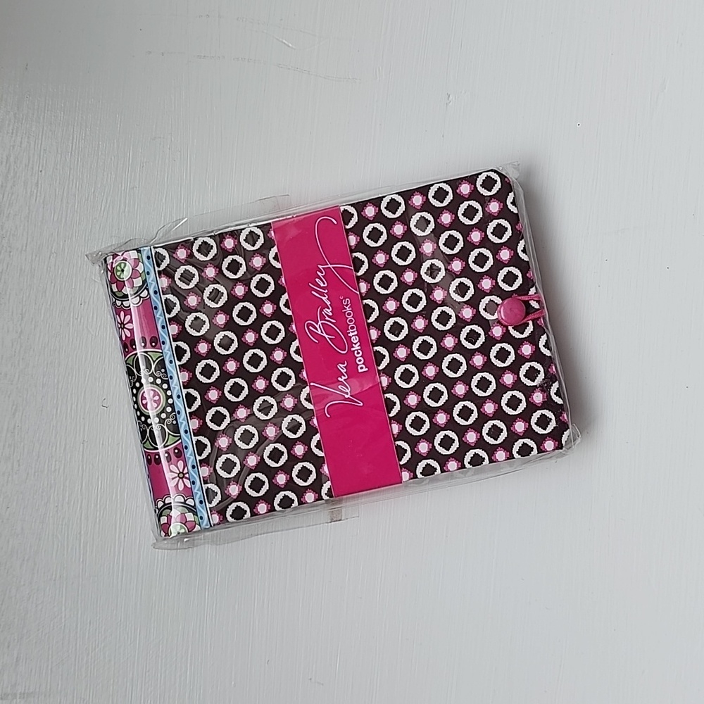 Vera Bradley Cupcake Pink Pockwt Papers Notepad NIP Retired